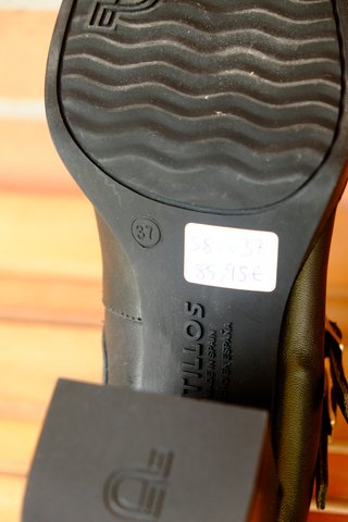 Zapatos Pitillos Talla 37 Negros