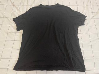 Camiseta Kiabi Hombre Talla 6XL Negra