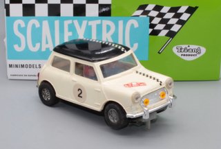 Scalextric Mini Cooper C-45 Blanco Exin