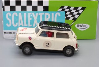 Scalextric Mini Cooper C-45 Blanco Exin