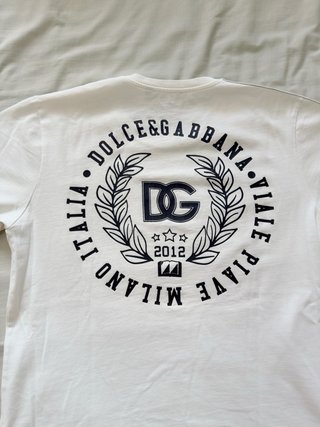 Camiseta Dolce & Gabbana Blanca DG 2012