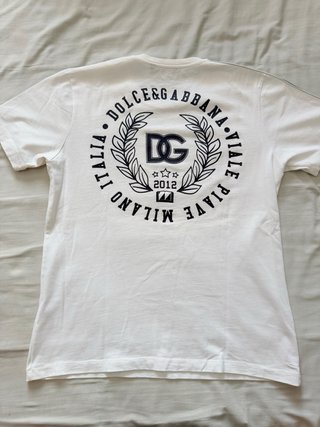 Camiseta Dolce & Gabbana Blanca DG 2012