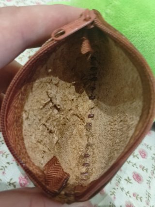 Monedero cuero artesanal Filipinas