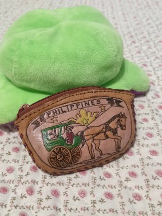Monedero cuero artesanal Filipinas