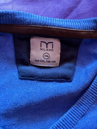 Jersey hombre azul