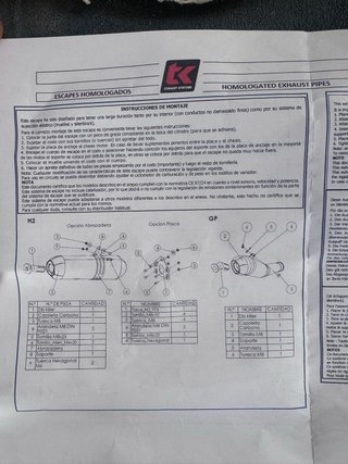 Tubo de escape Turbo Kit 125