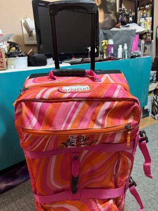 Maleta blanda Rip Curl naranja y rosa