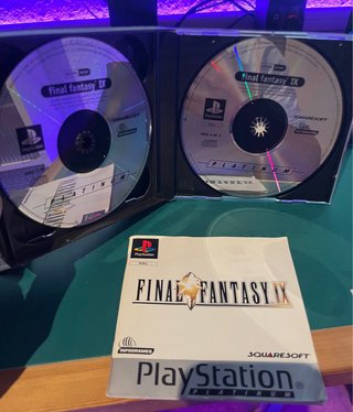 Final Fantasy IX PS1 Platinum PAL Completo