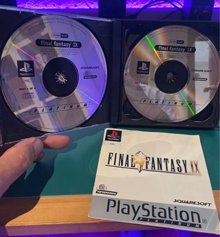 Final Fantasy IX PS1 Platinum PAL Completo