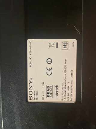 Despiece TV Sony KDL-50W808C