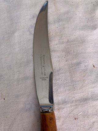 Set di coltelli e forchetta antica