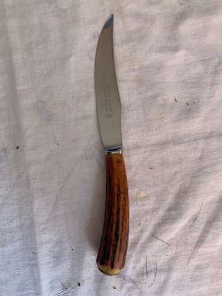 Set di coltelli e forchetta antica