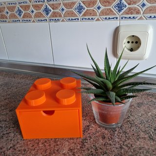 2 Cajitas 4 espigas apilables
