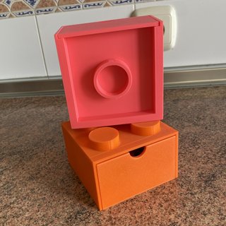 2 Cajitas 4 espigas apilables