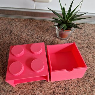 2 Cajitas 4 espigas apilables
