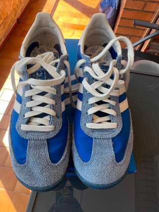 Zapatillas Adidas Hombre Azul/Gris talla 41 1/3
