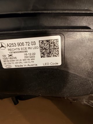 Faro Delantero Derecho Mercedes GLC