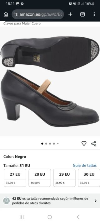 Zapatos Flamenco PASARELA Talla 31