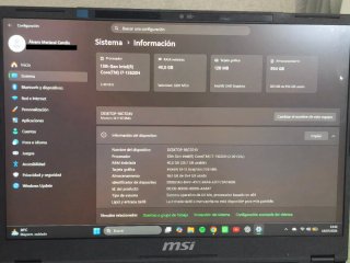 Portátil MSI modern 14 h d13mg