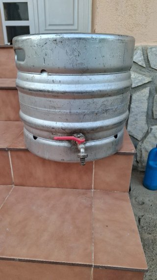Barril inoxidable 30L con grifo