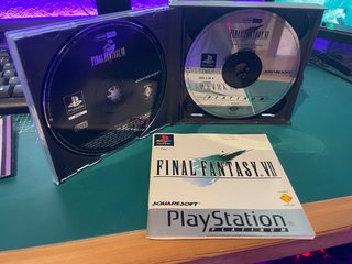 Final Fantasy VII Platinum PS1 PAL ESP Completo