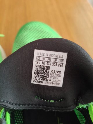 Adidas Solar Glide 5 Verde y Negro Talla EU 47⅓