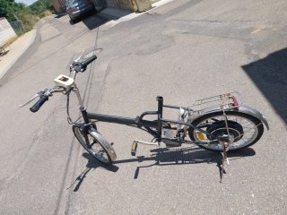 Bicicleta Eléctrica Negra