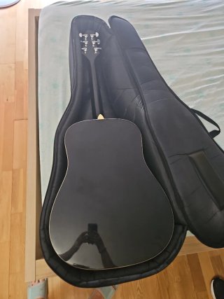 Guitarra Acústica Negra