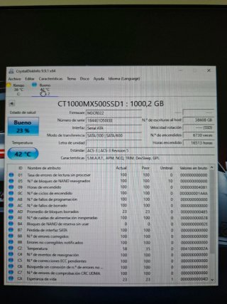 SSD Crucial MX500 1TB SATA 2.5