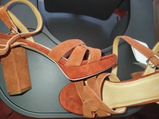 Sandalias piel Slowlove Talla 40