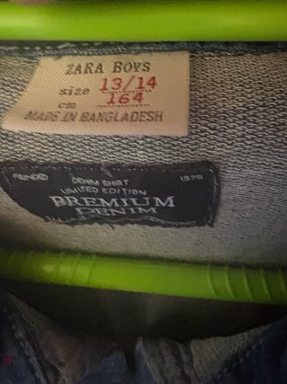 Camisa Vaquera niño