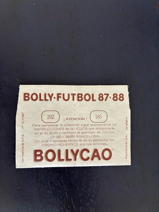 4 Cromos Fútbol Bollycao 87-88