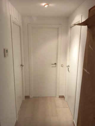 Puertas blancas doble con marco