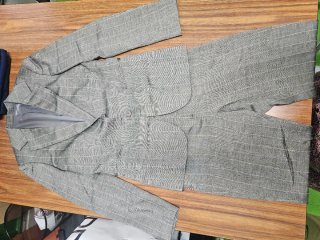 Traje Cortefiel Raya Gris Talla 38