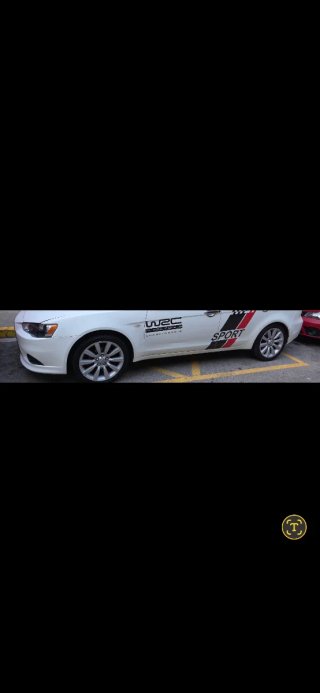 Llantas 18 5x114.3 Mitsubishi Lancer con gomas