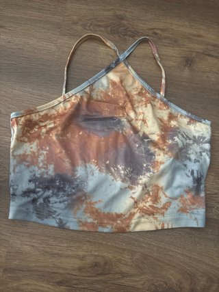 Conjunto top y falda tie-dye