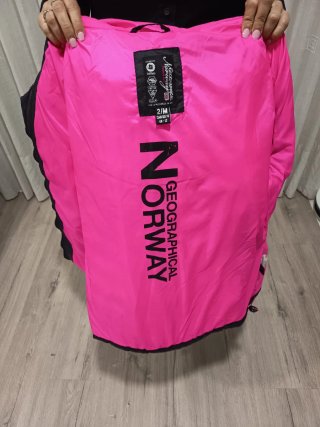Chaqueta Geographical Norway Talla M Negra