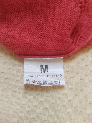 Camiseta lino manga larga IKKS roja