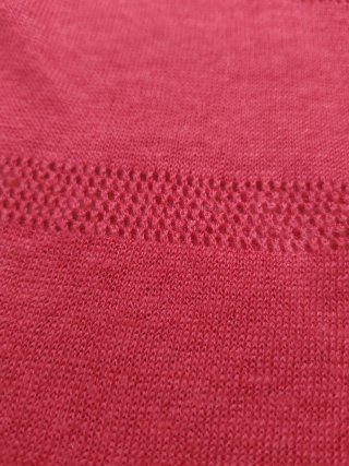 Camiseta lino manga larga IKKS roja