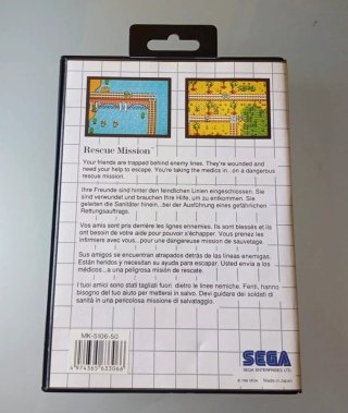Sega Rescue Mission Master System completo vintage