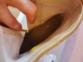 Botín Guess Ante Marrón Tacón Plataforma Núm 40