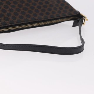 CELINE Macadam Canvas Shoulder Bag PVC Leather
