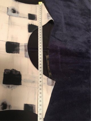Blusa Zara Estampado Pinceladas