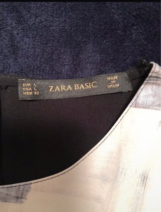 Blusa Zara Estampado Pinceladas