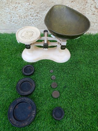 Balanza de cocina vintage inglesa