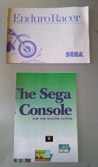 Sega Enduro Racer Master System completo vintage