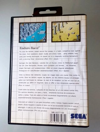 Sega Enduro Racer Master System completo vintage
