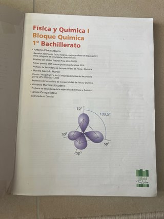 Libros Física y Química 1 Bachillerato