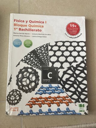 Libros Física y Química 1 Bachillerato