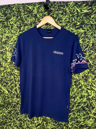 T-shirt Kappa Uomo Blu/Multicolor Taglia XL
